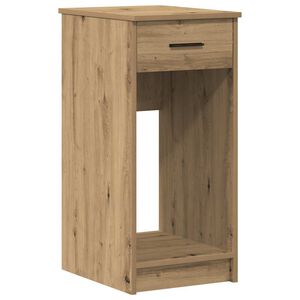 vidaXL Tietokonetorniteline laatikolla K&auml;sity&ouml;l&auml;inen tammi 35x45x77 cm