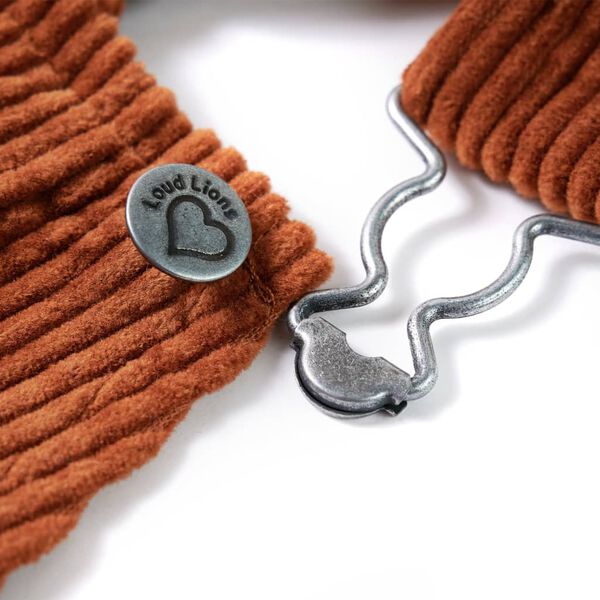 Lasten haalarimekko vakosametti konjakki 116