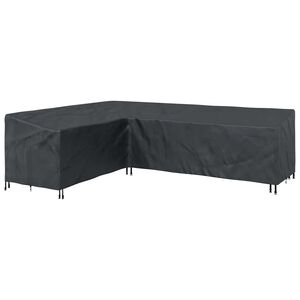 vidaXL Huonekalusuojus Musta 286 x 222 x 80 cm