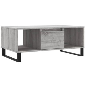 vidaXL Sohvap&ouml;yt&auml; harmaa Sonoma 90x50x36,5 cm tekninen puu