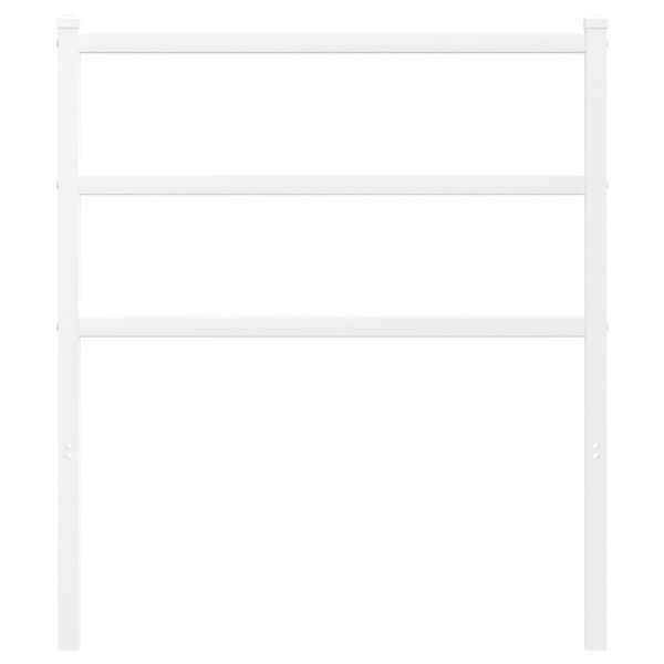 vidaXL Metallinen vaihtop&auml;&auml;ty valkoinen 75 cm