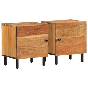 vidaXL Y&ouml;p&ouml;yd&auml;t 2 kpl 40x33x46 cm t&auml;ysi akaasiapuu