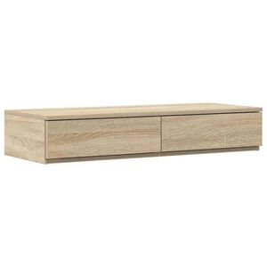 vidaXL S&auml;ngynaluslaatikot Sonoman tammi 100 x 36,5 x 16,5 cm