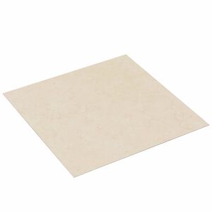 vidaXL Itsekiinnittyv&auml;t Lattialankut Vaalea keltainen 30,5 x 30,5 cm