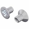 vidaXL Upotetut p&auml;&auml;ruuvit 2 kpl Hopea M4 x 6 mm Ter&auml;s