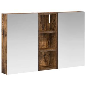 vidaXL Kylpyhuoneen kaappisetti 3 pcs 80 x 10,5 x 50 cm Tekninen puu