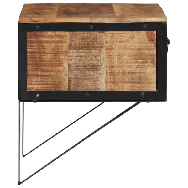 vidaXL Yöpöytä 40x35x40 cm täysi mangopuu