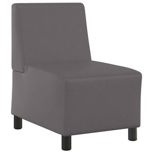 vidaXL | Modulaarinen k&auml;sinojatonta sohva-yksikk&ouml; | Harmaa 55 x 74 x 82 cm