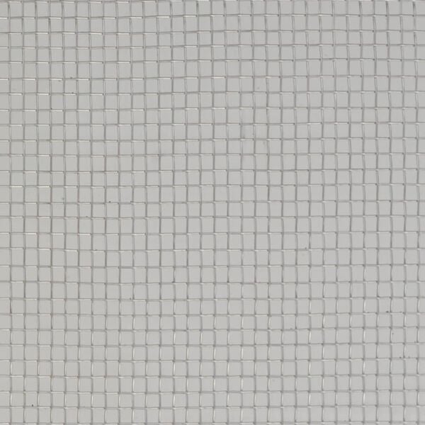 vidaXL Verkkosuoja ruostumaton ter&auml;s 100x500 cm hopea