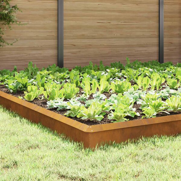 vidaXL Etana-aidat 20 pcs Ruosteinen Kulunut Ter&auml;s