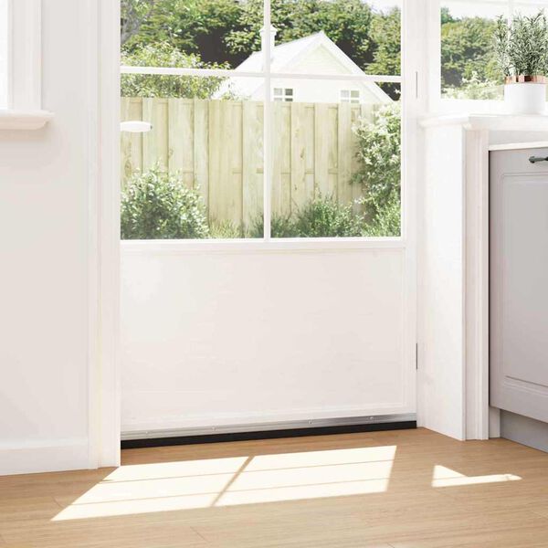 vidaXL Kierteellinen oven harjasulku 6 pcs Hopea 100 cm Alumiiniseos