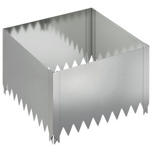 vidaXL Nurmireunus 60 x 60 x 35 cm Ter&auml;s Hopea