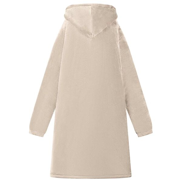 vidaXL Viltti-huppari Beige s Fleece ja flanelli