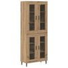 vidaXL Korkea kaappi 2 pcs Artisan tammi 69,5 x 34 x 180 cm