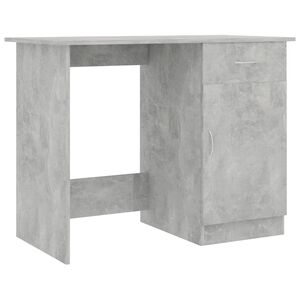 vidaXL Ty&ouml;p&ouml;yt&auml; betoninharmaa 100x50x76 cm tekninen puu