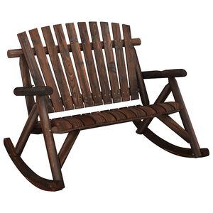 vidaXL 2-istuttava Puutarhan keinupenkki 123x96x102 cm t&auml;ysi kuusi