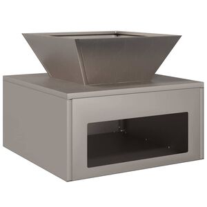 vidaXL Tulisija Ruosteinen 50 x 50 x 40 cm Kulunut Ter&auml;s