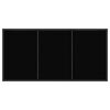 vidaXL Ulkokalusteet Setti 5 pcs Musta ja antrasiitti 140 x 70 x 73 cm