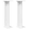 vidaXL Kasviteline 2 kpl valkoinen 25 x 25,5 x 100,5 cm Tekninen puu
