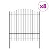 vidaXL Puutarha-aita WOERDEN 8 kpl 170 x 215 cm Jauhemaalattu Ter&auml;s