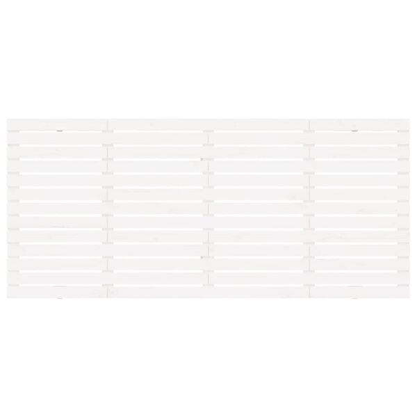 vidaXL S&auml;ngynp&auml;&auml;ty sein&auml;lle valkoinen 166x3x91,5 cm t&auml;ysi m&auml;nty