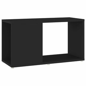 vidaXL TV-taso musta 60x24x32 cm lastulevy