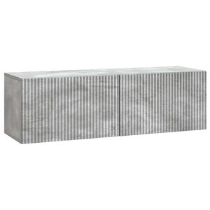 vidaXL Sein&auml;lle asennettava TV-kaappi Betoninharmaa 98 x 31 x 30 cm