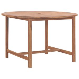 vidaXL Puutarhan ruokap&ouml;yt&auml; &Oslash;110x75 cm t&auml;ysi tiikki