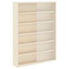 vidaXL Sein&auml;display-kaappi hyllyll&auml; Beige 40 x 8,5 x 54 cm vaneri