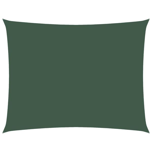 vidaXL Aurinkopurje Oxford-kangas suorakaide 2,5x3,5 m tummanvihre&auml;