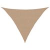 vidaXL Aurinkopurje 160 g/m&sup2; harmaanruskea 2,5x2,5x3,5 m HDPE