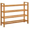 vidaXL Kenk&auml;teline 4 hylly&auml; 100x27x80 cm t&auml;ystammi