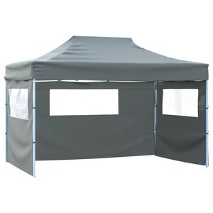 vidaXL Juhlateltta 280 x410 x 315 cm Antrasiitti Oxford-kangas