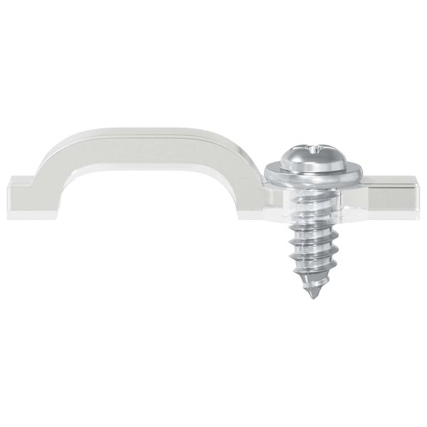 vidaXL LED-nauhakiinnikkeet 2 pcs L&auml;pin&auml;kyv&auml; 2 x 1 x 0.5 cm