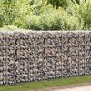 vidaXL Gabion-kivikori kansilla galvanoitu teräs 200x60x100 cm