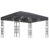 vidaXL Huvimaja LED-valonauhoilla 3x4 m antrasiitti