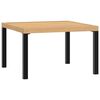 vidaXL Ulkosohvap&ouml;yt&auml; musta 65x65x40 cm alumiini