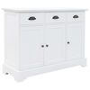 vidaXL Senkki 3 ovella MDF ja m&auml;nty 105x35x77,5 cm
