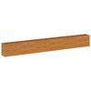 vidaXL Korotettu puutarhalaatikko 578x50x69 cm Corten-ter&auml;s