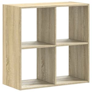 vidaXL Kirjahylly Sonoma-tammi 68,5x32x68,5 cm tekninen puu