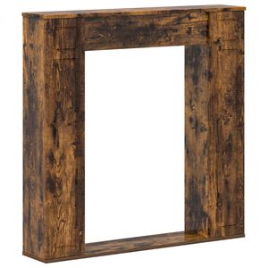 vidaXL Takan kehys Savutammi 100 x 20 x 100 cm Tekninen puu