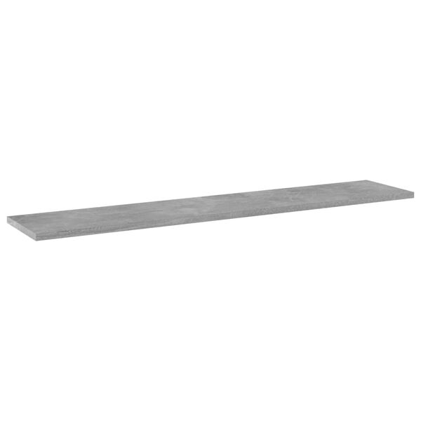 vidaXL Kirjahyllytasot 4 kpl betoninharmaa 100x20x1,5 cm tekninen puu