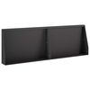 vidaXL Pato 2 kpl 60 x 12 x 30 cm Ter&auml;s Musta