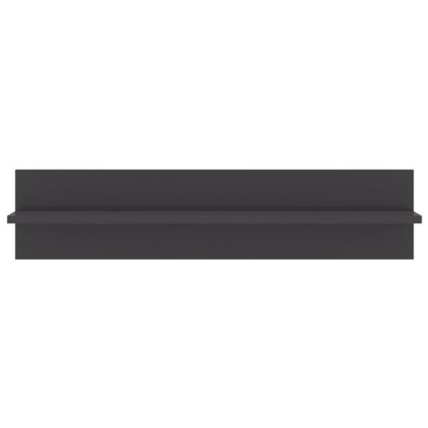 vidaXL Sein&auml;hyllyt 2 kpl korkeakiilto harm. 80x11,5x18 cm tekninen puu