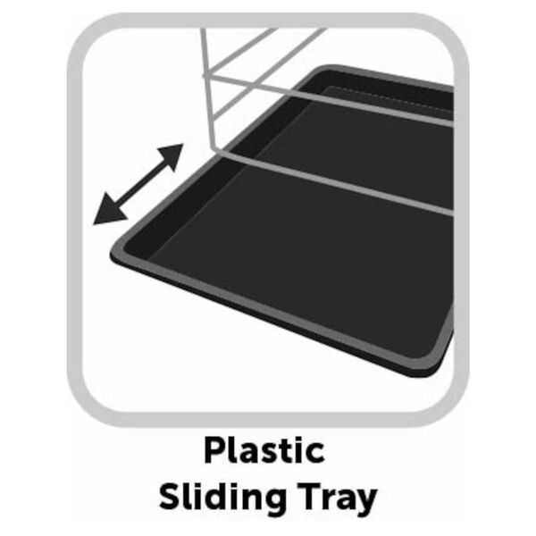 FLAMINGO Häkki liukuovella Nyo S 62x45x49,5 cm musta