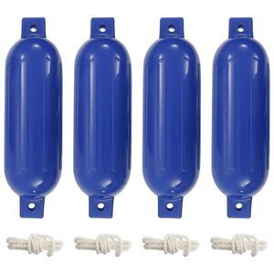 vidaXL Veneen lepuuttaja 4 kpl sininen &Oslash; 14x50 cm PVC