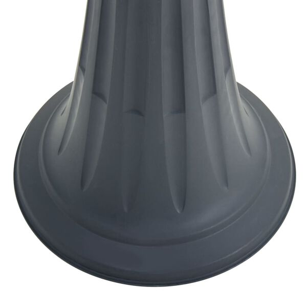 vidaXL Kukkakulho harmaa &Oslash;50x114 cm