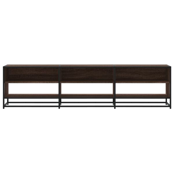 vidaXL TV-taso ruskea tammi 180x40x46 cm tekninen puu