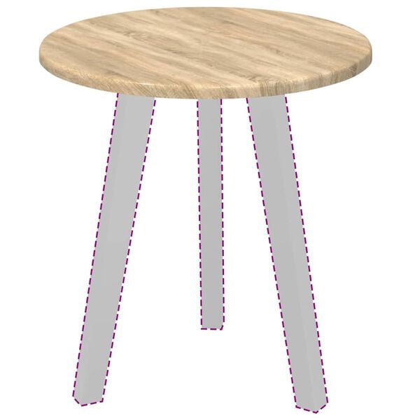 vidaXL P&ouml;yt&auml;levy Sonoma tammi 40 x 40 x 1,5 cm Tekninen puu