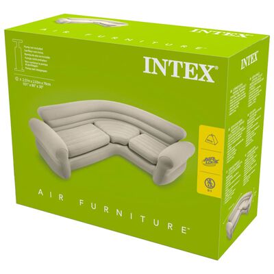 Intex Täytettävä kulmasohva/sohva 257x203x76 cm 68575NP